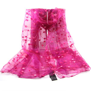 Organza women beauty scarves