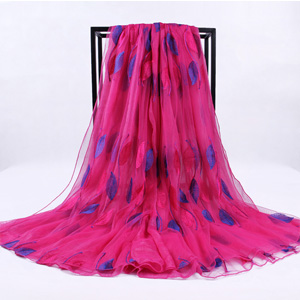 Korean Wholesale women Nylon filament scarves