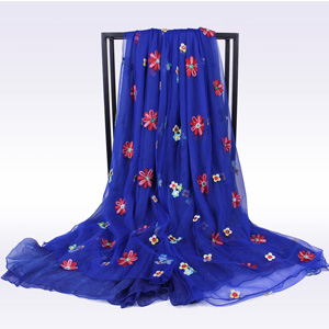 China Wholesale women embroidered scarves