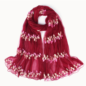 Italy manual Wholesale women 100% pure silk scarves