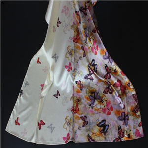 Spain 100% silk women scarves