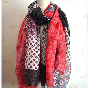 Korea Wholesale women 100% cotton scarves