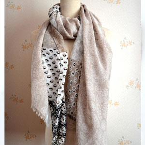 Korea Wholesale women 100% cotton scarves