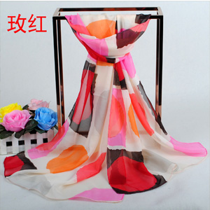 Rose circle style women scarves