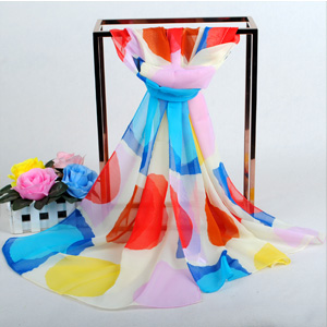 Rose circle style women scarves