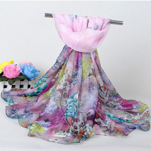 China summer peony wholesale women scarves