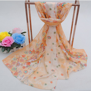 wholesale Korea chiffon scarves for promotion
