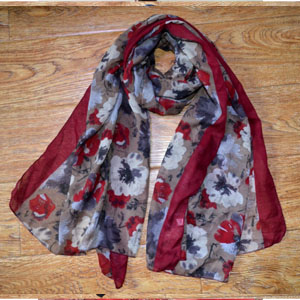 Korea women viscose scarves