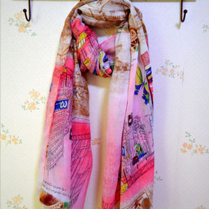 China 100% cotton wholesale women scarves