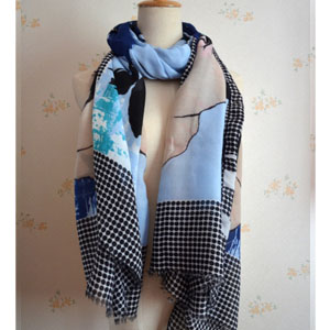Wholesale 100% cotton scarf