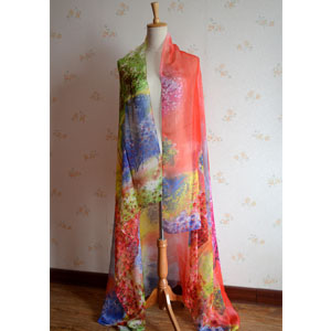 China Peony wholesale women beach scarves