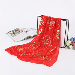 China Peony wholesale women 3D beach scarves