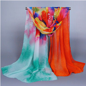 Asia Chiffon women scarves for promotion