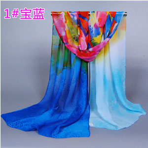 Asia Chiffon women scarves for promotion