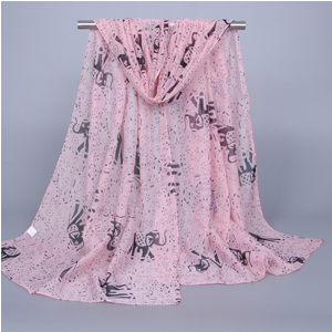 Southeast Asia women chiffon scarves