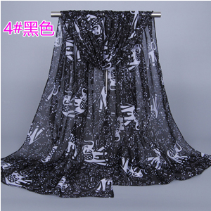 Southeast Asia women chiffon scarves
