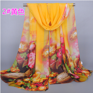Yiwu wholesale Women Chiffon scarves