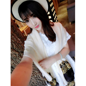 100% silk women scarves
