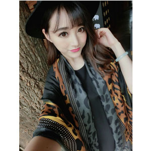 leopard print women scarves