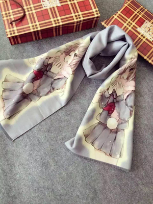 Beautiful girl Printing children imitation cashmere scarf wholesale