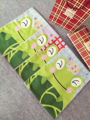 Children cartoon design frog pattern imitation cashmere scarf wholesale