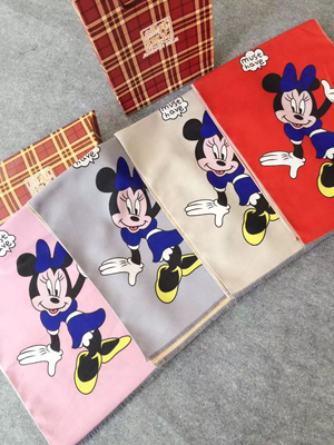Mickey Mouse cartoon children imitation cashmere scarf wholesale