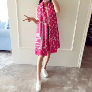 Female retro cotton long scarf wholesale