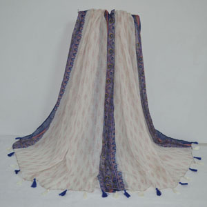 Female joyful tassel wool scarf wholesale