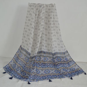 Female elephant pattern cotton scarf wholesale