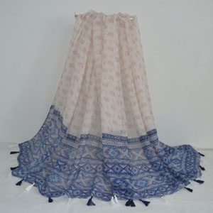 Female elephant pattern cotton scarf wholesale