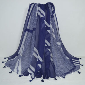 Female oblique cotton scarf wholesale