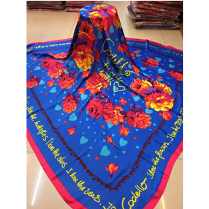 100% silk women scarves