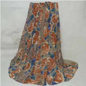 Rose 100% viscose women scarves
