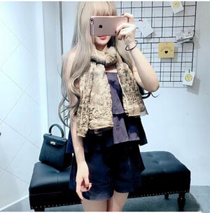 Pure color cotton linen ethnic wind bask embroidered scarf wholesale