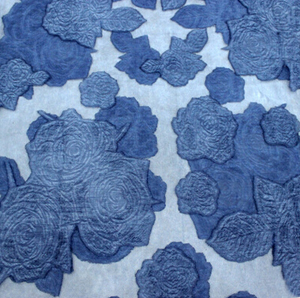Rose cut flower scarf female shawl emulation silk scarves Wholesale
