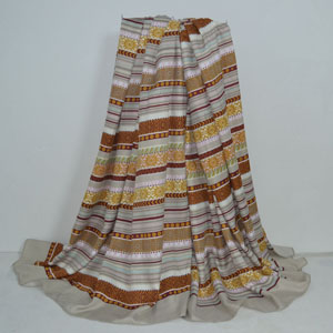 Female geometric stripe color scarf wholesale