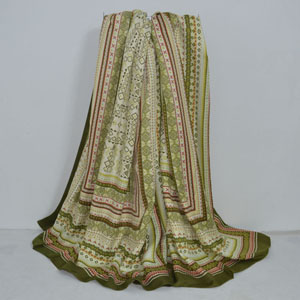 Female box geometry design color scarf wholesale