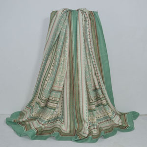 Female box geometry design color scarf wholesale