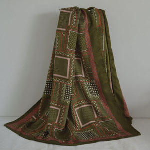 Female square pattern color matching scarf wholesale
