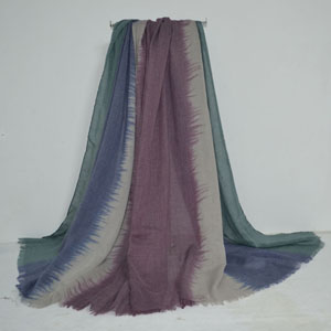 Female chromatic stripe  scarf wholesale