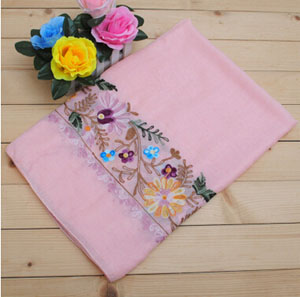 Pure color national wind restoring ancient ways  long scarf wholesale