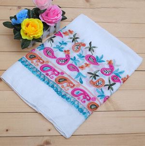 Female small cashew national wind cotton yarn scarf wholesale