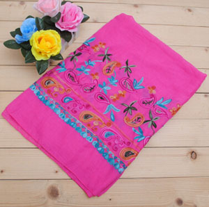 Female small cashew national wind cotton yarn scarf wholesale