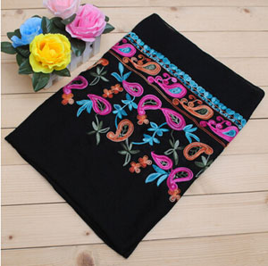 Female small cashew national wind cotton yarn scarf wholesale