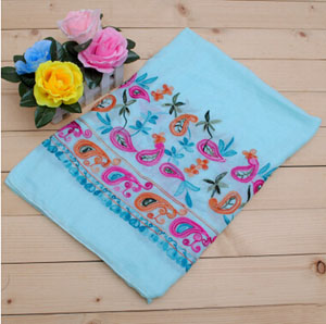 Female small cashew national wind cotton yarn scarf wholesale