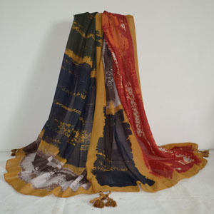 Female graffiti cotton scarf wholesale