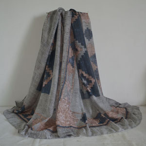 Female cross package design wool scarf wholesale