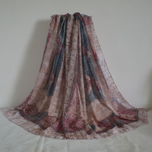 Female cross package design wool scarf wholesale