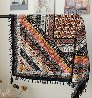 Bohemia national wind female printing cotton scarves shawls wholesale