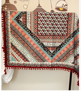Bohemia national wind female printing cotton scarves shawls wholesale